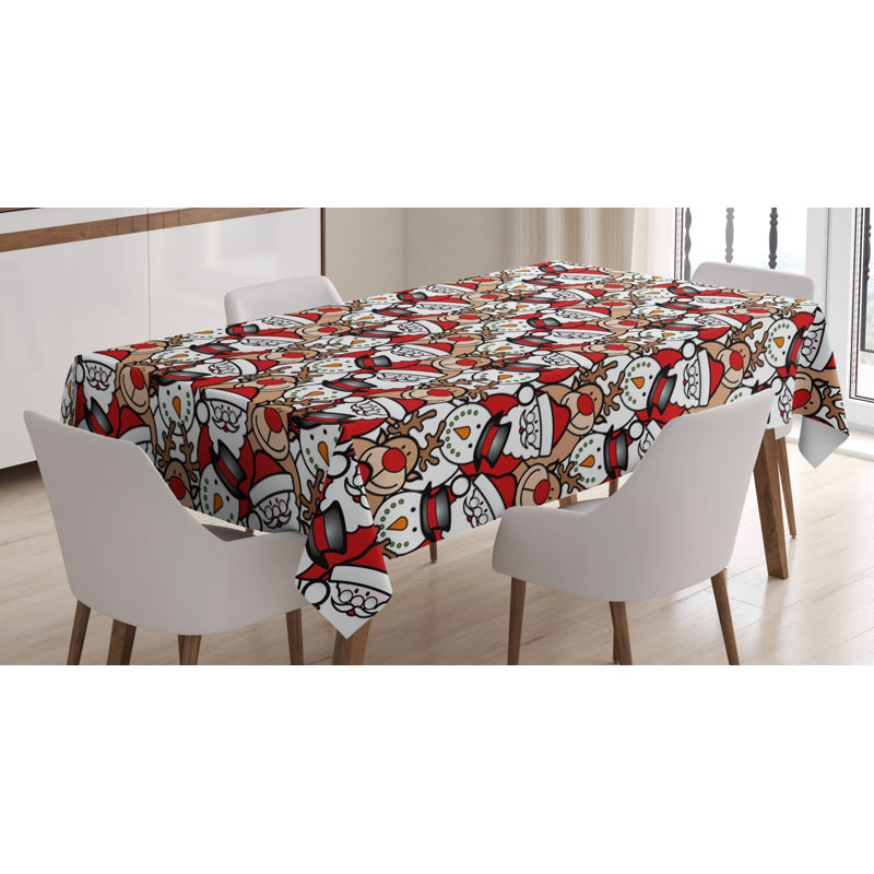 Geometric Tablecloth, 84" L x 60" W