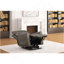 Fauteuil relevable de style contemporain avec repose-pieds extensible port USB et bouton de commande câblé au salon gris