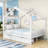 Millersburg Full Size House Shape Platform Bed with Two Drawers and Headboard-264855173