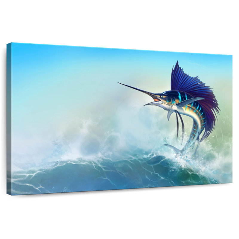 Brampt Sailfish Jump, 32" H x 48" W