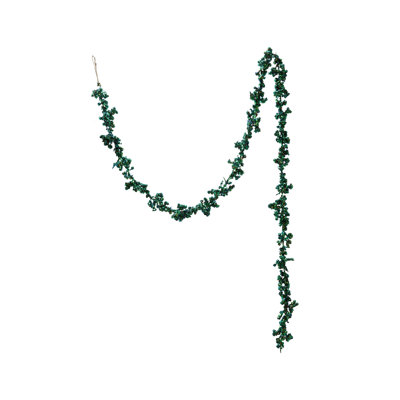 Foam and Glitter Ball Garland in Iridescent