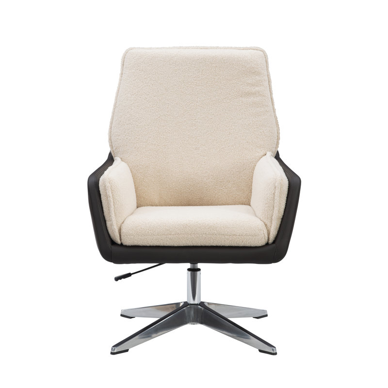 Deadra Swivel Accent Chair, Brown