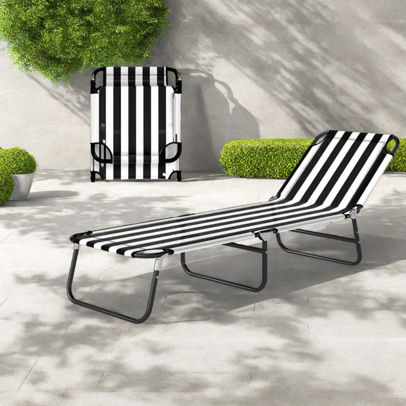 Chaise longue de patio Position Position