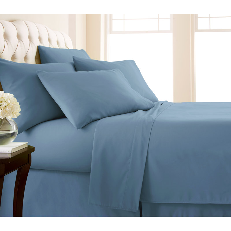 Vilano Springs Extra Deep Pocket Sheet Set, 6-Piece Ultra Soft Microfiber Sheets and Pillow Cases, Wrinkle Resistant, Easy Care