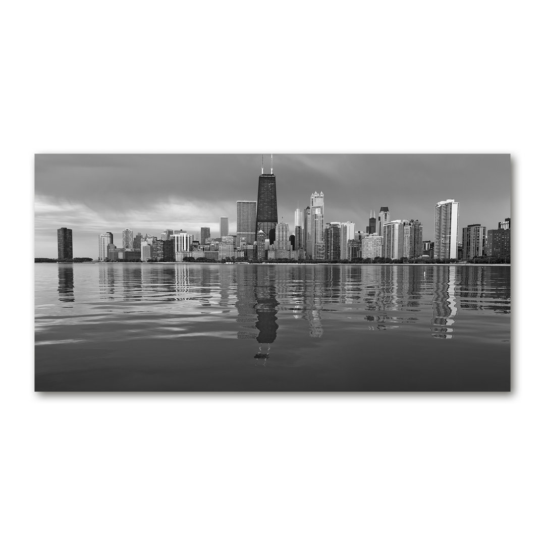 Chicago - Kunstdrucke auf Leinwand - Wrapped Canvas