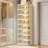 16 Pair Plastic Stackable Shoe Storage Cabinet For Entryway Easy Assembly-1064241713
