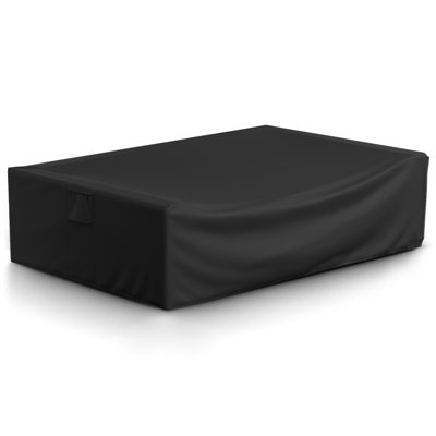 Patio Furniture Set Cover, Heavy-duty All-Weather Outdoor Furniture Cover, Patio Dining Set Cover, Black by Latitude Run