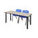 Kee Training Table Top & 2 M Stack Chairs