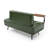 55"Inch Width Modern End Of Bed Bench,Green Faux Leather Upholstered With Side Table, 360-Degree Swivel Tray Couch,Entryway Ottoman,Window Bench With  Metal Legs For Bedroom, Living Room-1982082792