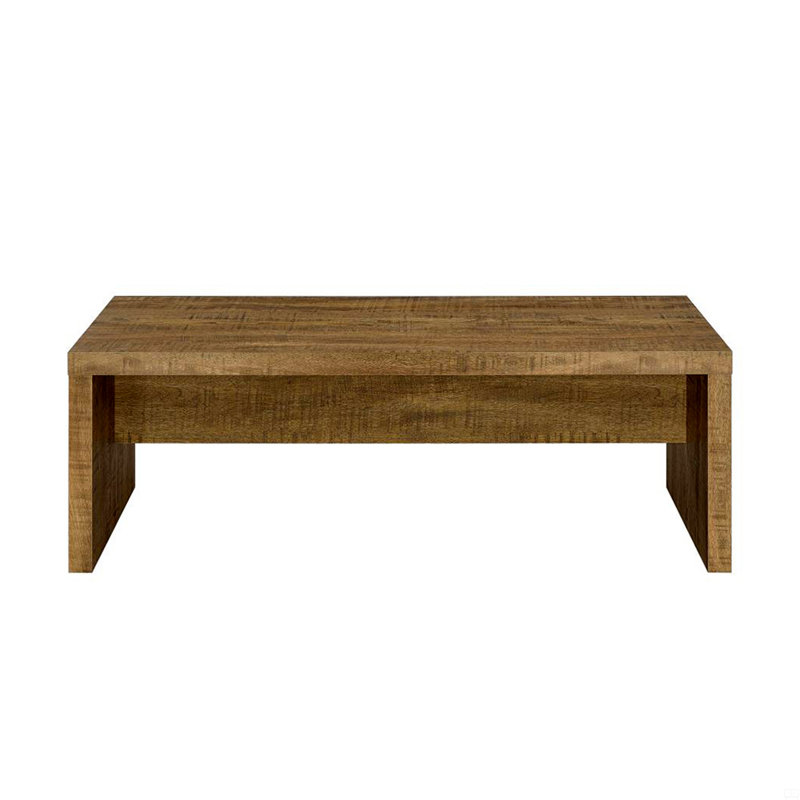 Rectangular Engineered Wood Coffee Table, Natural