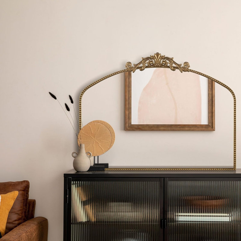 Grand miroir antique doré 40 "x 30"