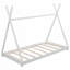 Lit plateforme simple avec structure triangulaire-768540779