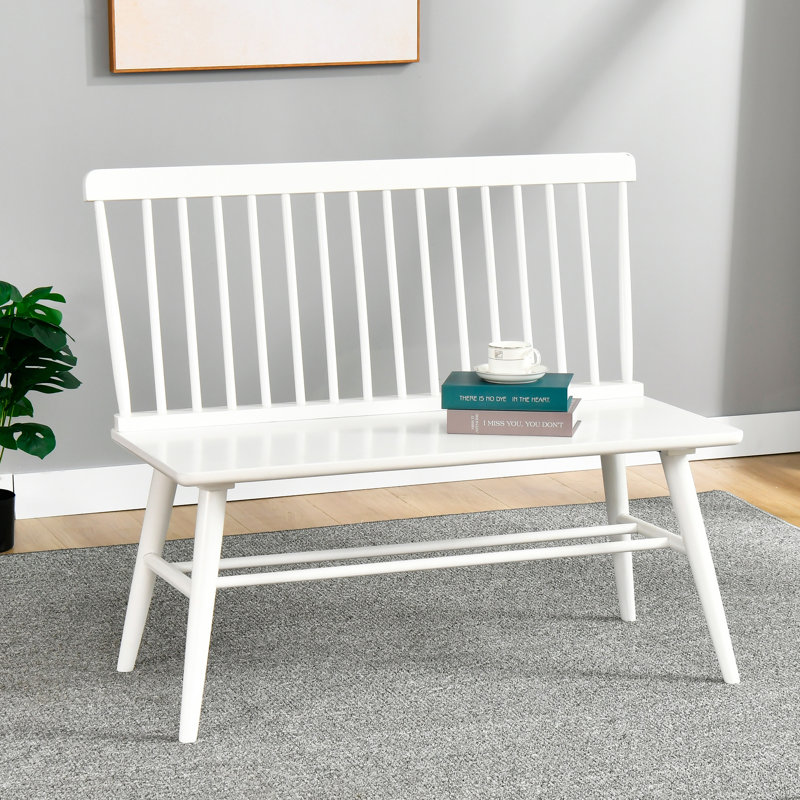 Alvie 6 - Person Solid Wood Dining Set, White