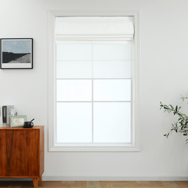 Blackout Roller Shade, 29"W x 64"L, White