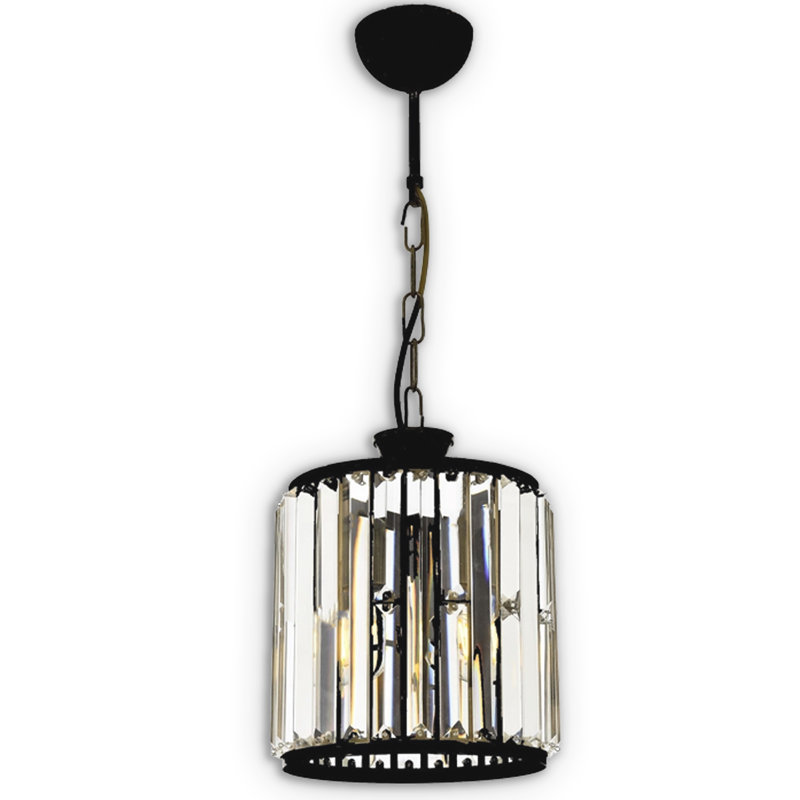 Lustre cylindrique en métal