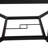 Alyne Square Metal Outdoor Bar Table With Umbrella Hole , 32'' in. W 32'' in. D