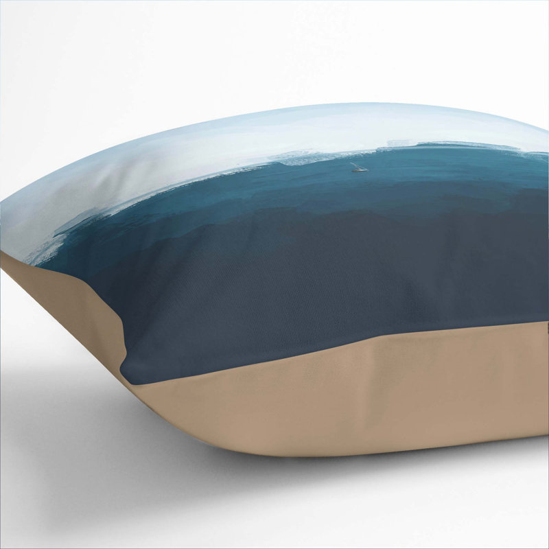 Square Throw Cushion, 40cm H x 40cm W x 15cm D, Stone