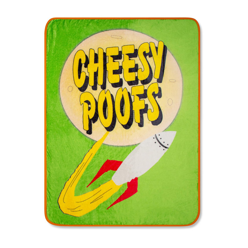 Jeté South Park Cheesy Poofs Raschel | 45 x 60 pouces