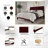Muehlebach Corduroy Upholstered Unfinished Platform Bed-1068127523-1068127520