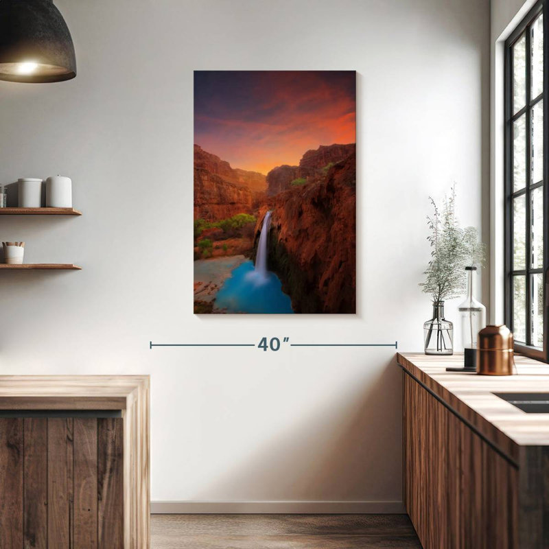 Image parfaite des chutes de Havasu, H 39 po x l 26 po