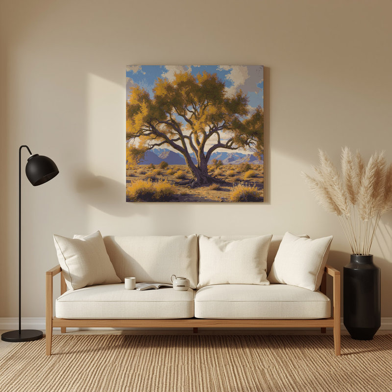 «Southwestern Plants» Palo Verde, art mural brun en métal 172