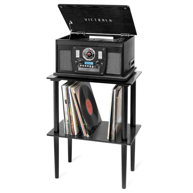 27 " H Media Shelves, Black