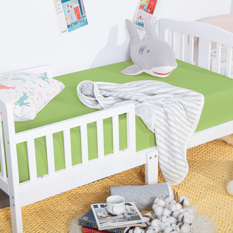 Drap-housse pour lit de bébé, drap de lit en microfibre 100% brossé pour matelas de lit de bébé et de tout-petit standard, 28 x 52 pouces - NTBAY