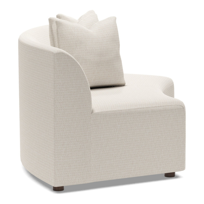 Alston Armless Curved Sofa, 2709-11