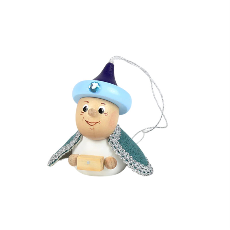 Jhalani 3'' Wood Hanging Figurine Ornament
