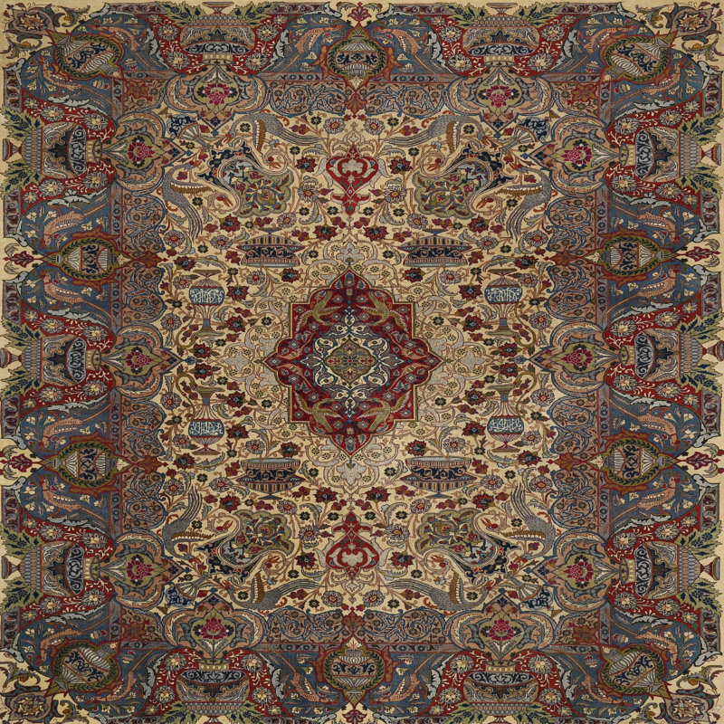 Cerita Oriental Indoor Rug, Round 5'