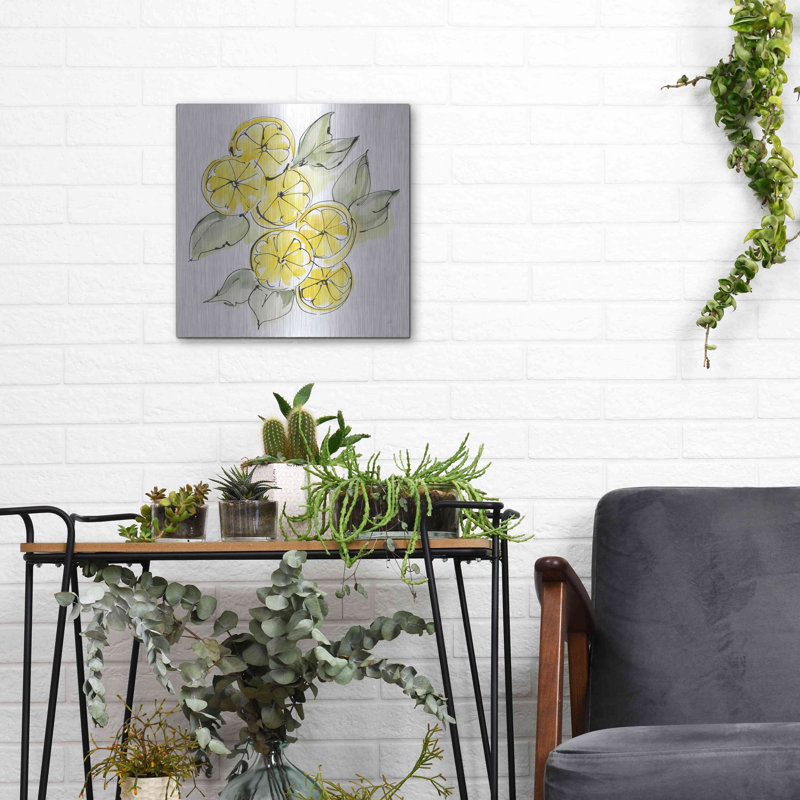 «Cut Lemons II» par Chris Paschke, H 12 po x l 12 po