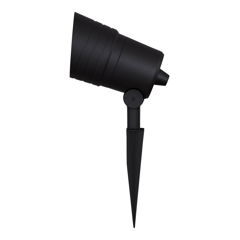 Black Aluminum Low-Voltage Outdoor LED Flood Light
