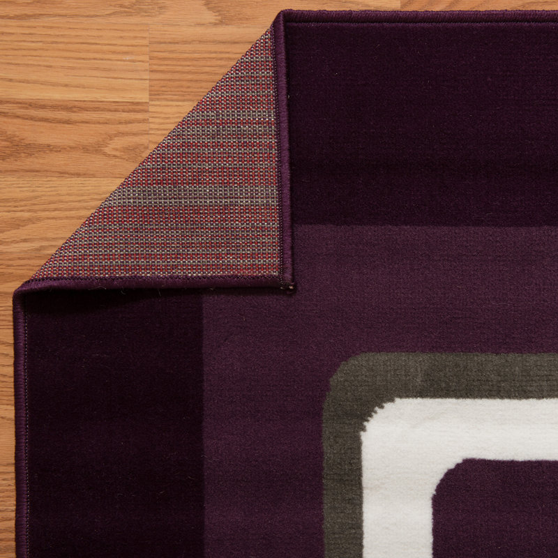 Tapis lilas Elisavet, Rectangle 7 pi 10 po x 10 pi 6 po