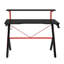 Bureau moderne, bureau d'ordinateur, bureau de jeu avec double bureau