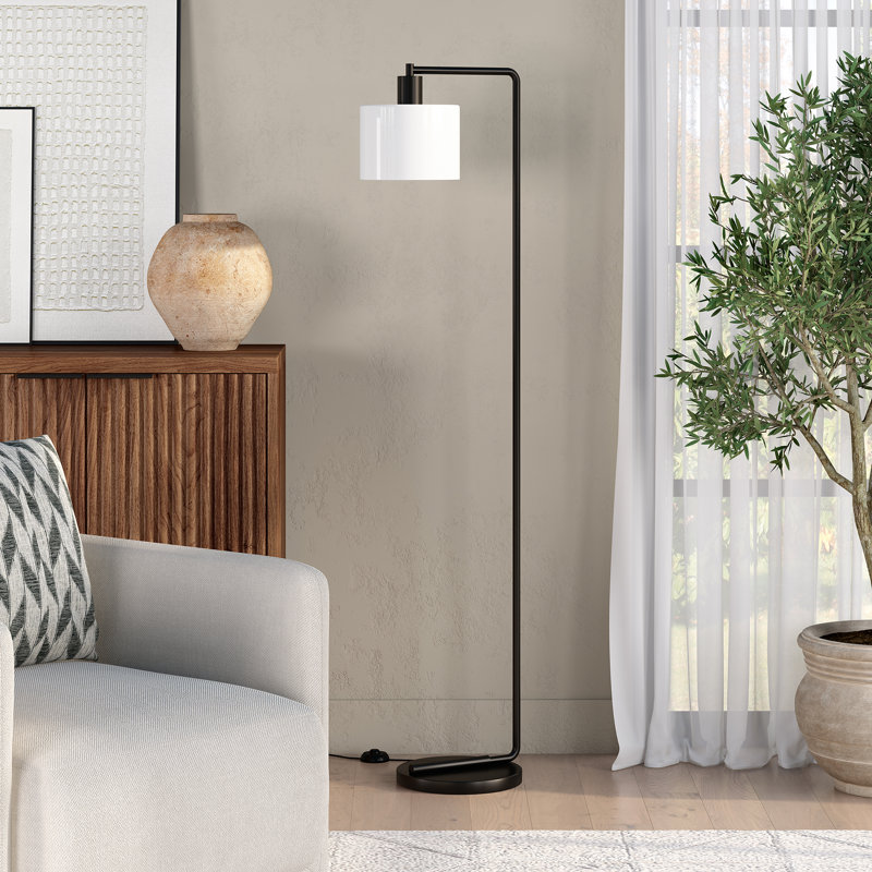 Lampe sur pied arquée 57 po Calianne, Bullé