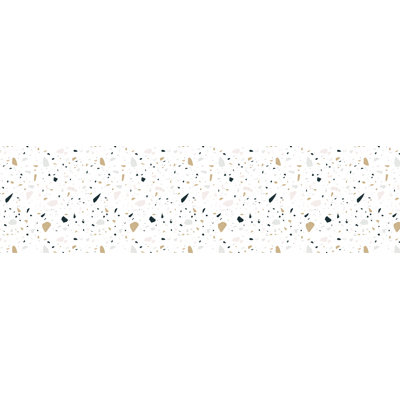 Sabatier Vinyl Machine Printed Area Rug
