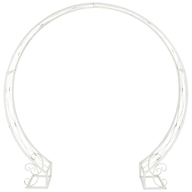 Safavieh Mizell Moon Gateway Arbour, Antique White