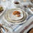 Danish Stripe 60" X 120" Tablecloth - Taupe