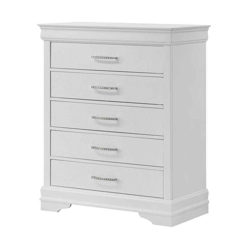Mobilier de chambre à coucher à 5 tiroirs avec commode haute moderne 1pc
