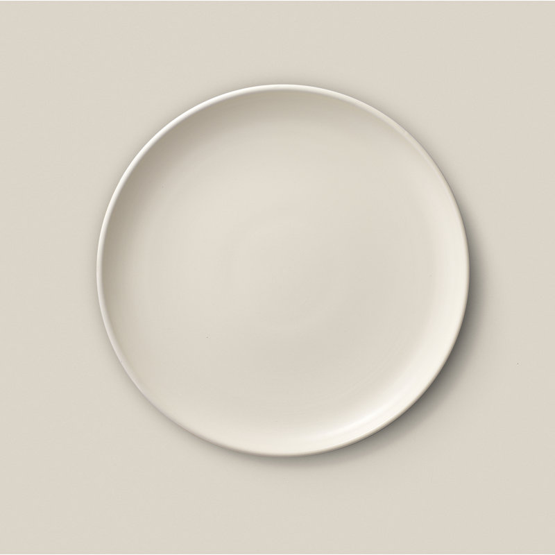 Matte Linen Ceramic 10.5" Dinner Plates Set of 6