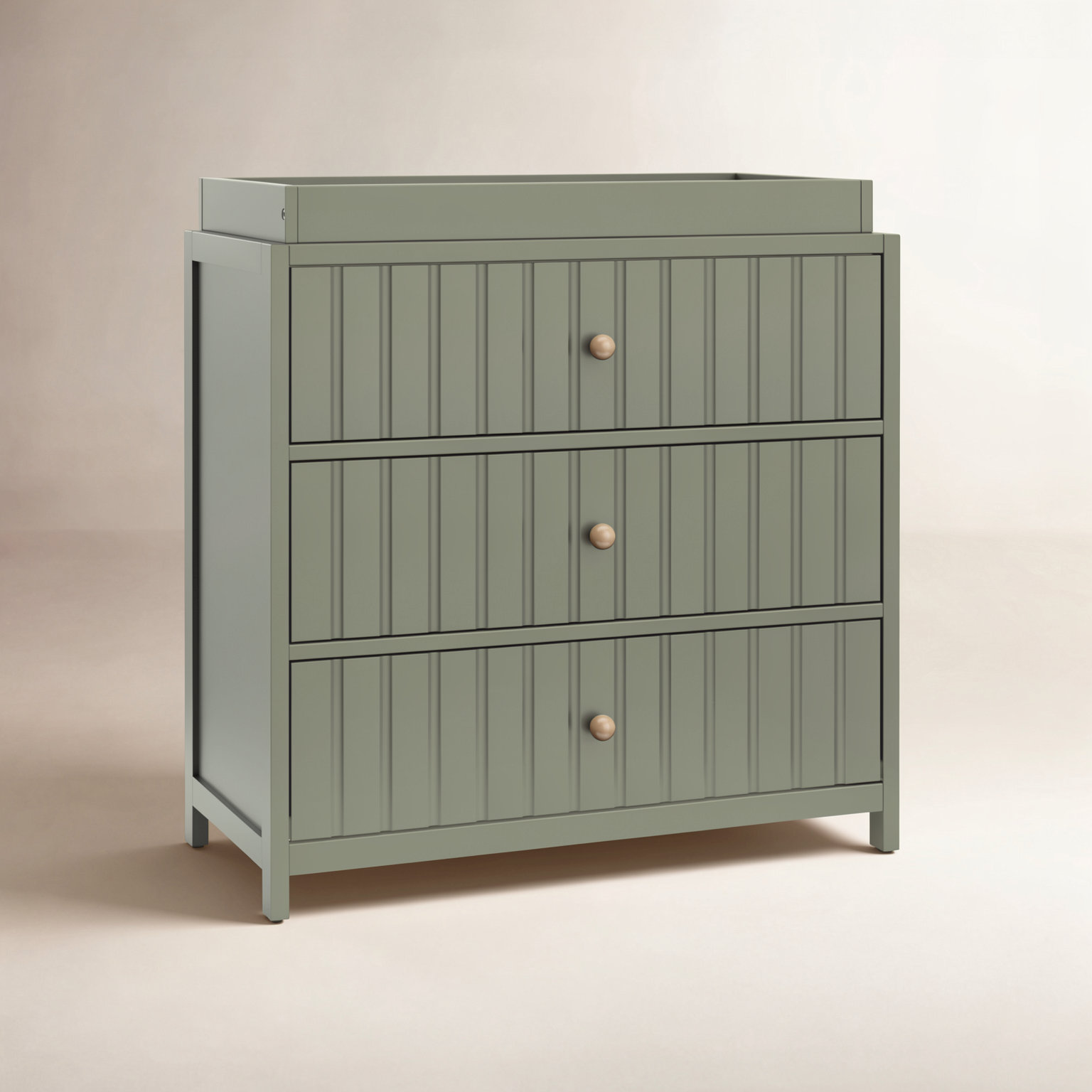Graco Teddi 3-Drawer Changing Table Dresser, Olive