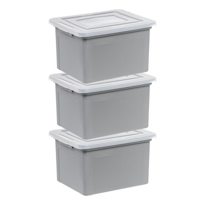 IRIS Plastic File Boxes