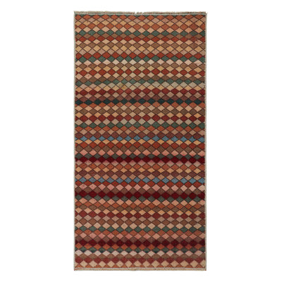 One-of-a-Kind 2’6” x 5’ Hand Knotted Area Rug