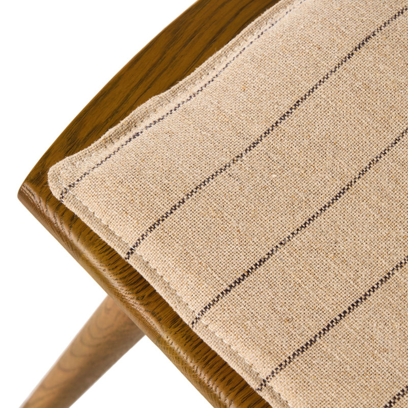 Lewis Windsor Chair With Cushion-Sandy Oak, Sandy Oak