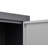 Gray Metal Large-Capacity Wardrobe With Hanging Rod And Compartments, Lockable Closet With Locks & Keys, Steel Construction, Waterproof & Fireproof, Suitable For Bedroom, Living Room And Laundry Room.