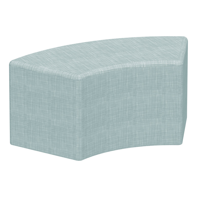 Tabouret S-Curve structuré en savoir plus, Bleu hachuré