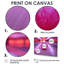 «Pink and Purple Bowling Strike Celebration» - ensemble de reproductions d'art mural-107182337-107182339
