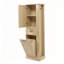 Armoire de rangement pour buanderie inclinable de 172 cm de haut avec tiroir et tablette-1008161809