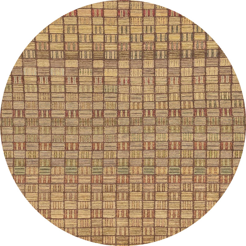 Tapis abstrait moderne 1694, Rond 4 pi