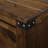 1pc Rustic Industrial Style Brown Five Drawer Chest Bedroom Solid Wood Wooden Furniture